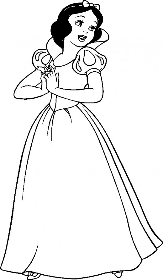 Gambar Snow White Coloring Pages Jayden Free Printables Thinking Deeply Disney Di Rebanas Rebanas